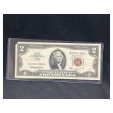 1963 $2 Red Seal bill