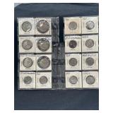 Group of coins marked error