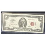 1963 Red Seal $2 bill
