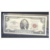 1963 Red Seal $2 bill