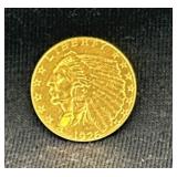 1926 quarter eagle 2 1/2 dollar gold coin