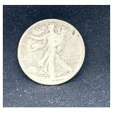 1921 Silver Walking Liberty half dollar