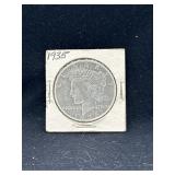 1935 silver Peace dollar