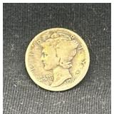 1916 D Mercury silver dime