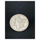 1880 O Morgan silver dollar