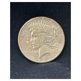 1927 Peace silver dollar