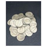 1 full roll of 40 silver war nickels