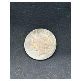 1922 S Peace silver dollar