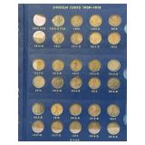 Lincoln wheat cent collection including 1909 S