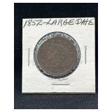 1852 braided hair large cent