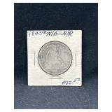 1845 O Seated silver half dollar