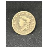 1832 Matron Head large cent penny