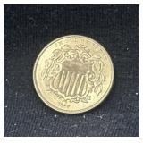 1867 shield nickel