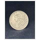 1835 Capped Bust silver half dollar