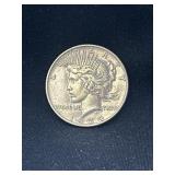 1934 D silver Peace dollar