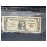 1935 Hawaii 1 dollar bill