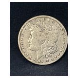 1901 O Morgan silver dollar