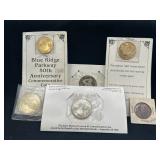 Group of commemorative coins, Eisenhower,