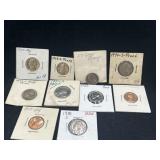 Group of 10 proof coins
