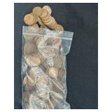 Approx 270 wheat Pennies various years
