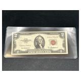 1953 Red Seal $2 bill