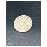 1921 S Walking Liberty silver half dollar