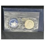 1974 S silver Eisenhower dollar