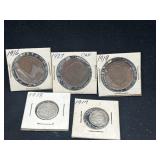 Canadian coin grouping including silver nickel