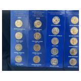 US 1 dollar coin set 18 coins total