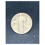 1927 S Standing Liberty silver quarter