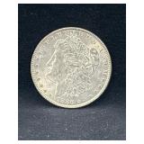 1886 Morgan silver dollar
