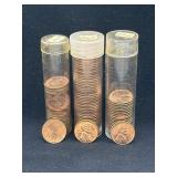 Wheat Pennies 1947 S, 1957 D, and 1953 S