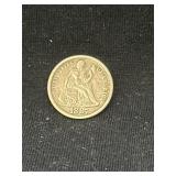 1887 Seated silver dime