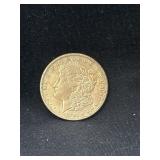 1921 S Morgan silver dollar