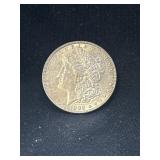 1898 Morgan silver dollar