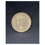 1922 S Peace silver dollar