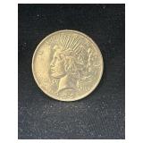 1922 Peace silver dollar