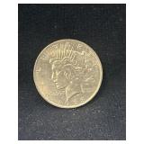 1923 Peace silver dollar