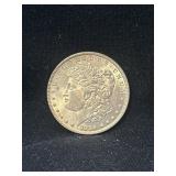 1889 Morgan silver dollar