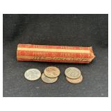 Roll of 1943 steel wheat Pennies