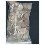 Approximately 300 wheat Pennies