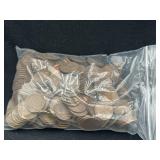 Approximately 350 wheat Pennies