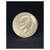 1971 S Eisenhower 40% silver dollar