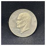 1976 Eisenhower S 40% silver dollar