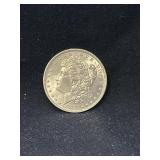 1885 O Morgan silver dollar