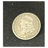 1835 Capped Bust silver dime