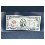 1928 Red Seal $2 bill