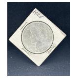 1925 silver Peace dollar