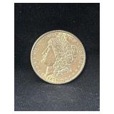 1878 S Morgan silver dollar