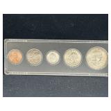 1960 set including silver half, quarter and dime